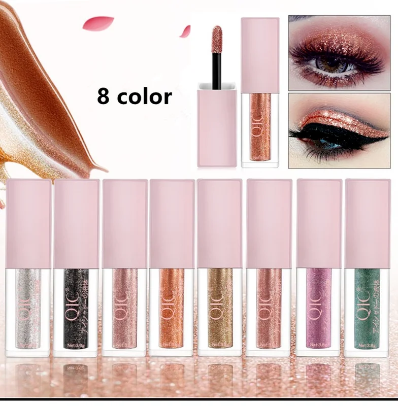 Hot Sale Brand Eyes Makeup Glitter & Shimmer Liquid Diamond Pearly Shinning Cream for Eye Shadow Eyeliner