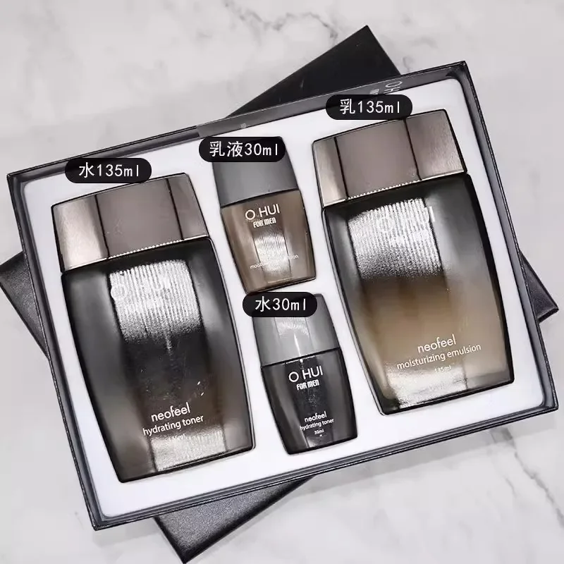 OHUI Korean Skincare Products Men's Toner Lotion Set Hydrate Refreshing Moisturise Oil Control Pore Shrinkage FaceCare Cosmetics - Image 2