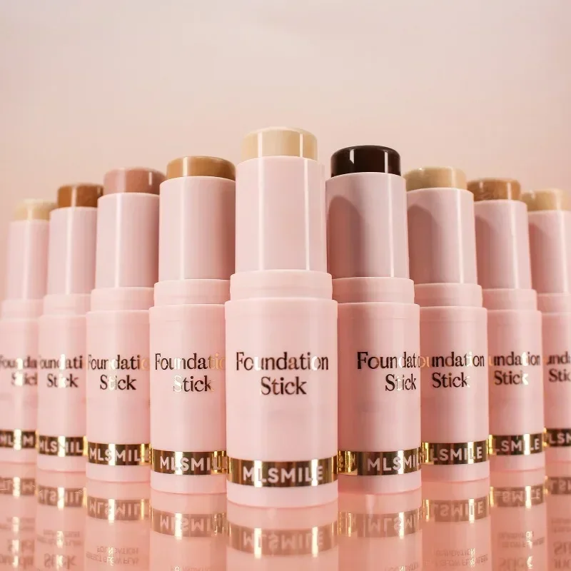 Facial Stick Foundation Full Coverage Dark Skin Foundation Makeup Lasting Oil-control Concealer Base Cream Matte Natural Primer - Image 6