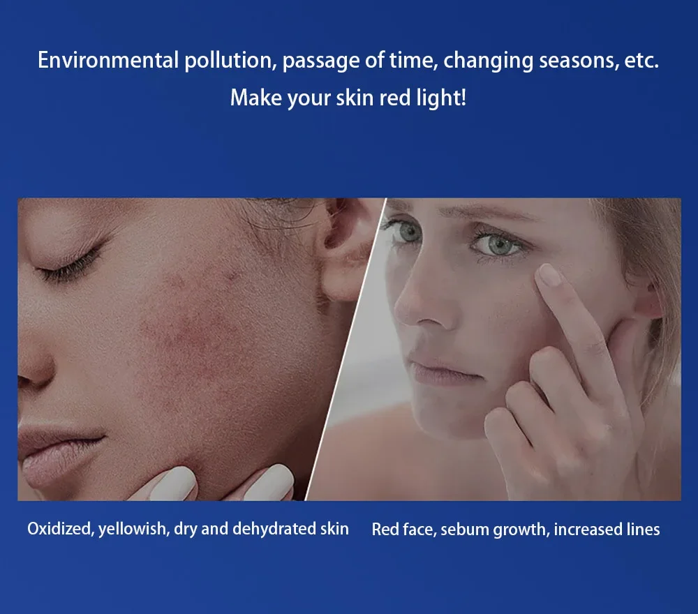 OKADY Face Skin Care Face Serum Tonic Repair Firming Lifting Moisturizing Beauty Cream Revitalize Facial Supplements - Image 3