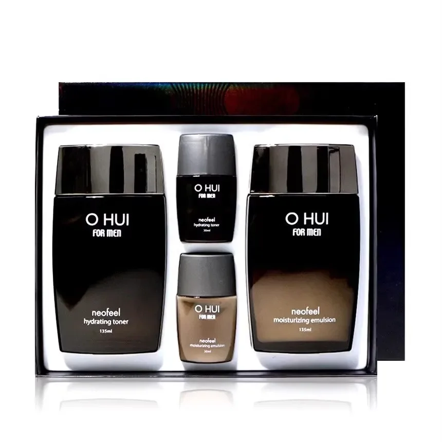 OHUI Korean Skincare Products Men's Toner Lotion Set Hydrate Refreshing Moisturise Oil Control Pore Shrinkage FaceCare Cosmetics