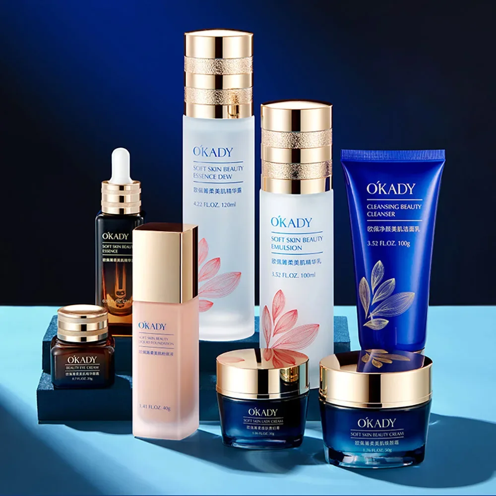 OKADY Face Skin Care Face Serum Tonic Repair Firming Lifting Moisturizing Beauty Cream Revitalize Facial Supplements - Image 2