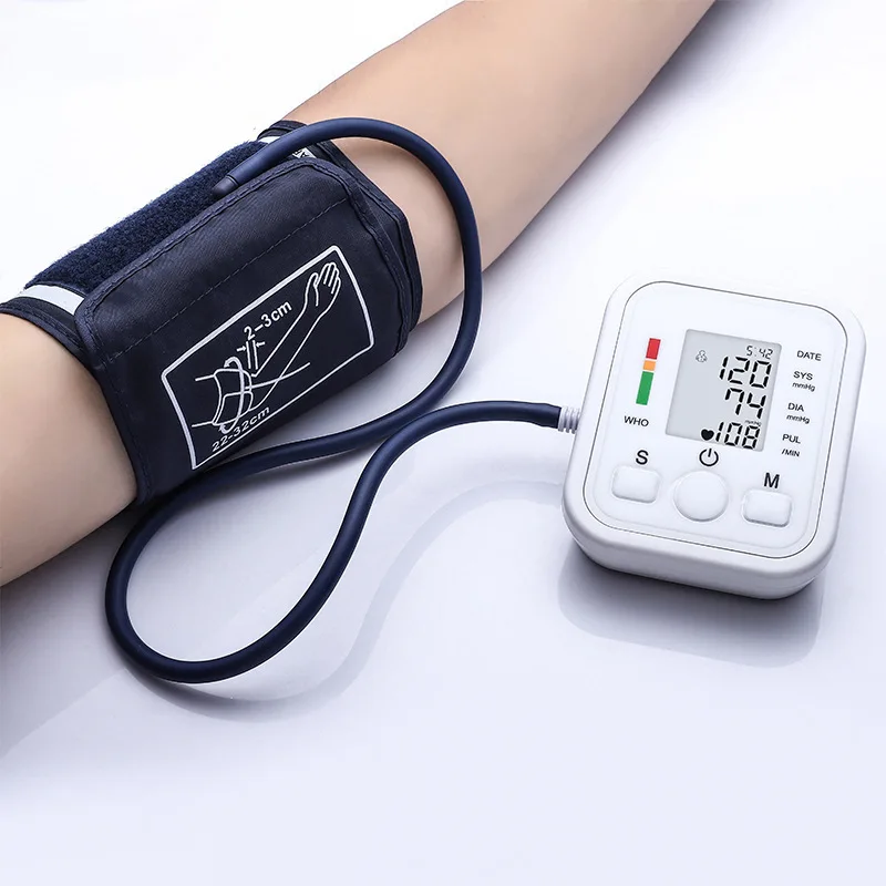 Tensiometer Heart Rate Pulse Meter BP Monitor Healthy Digital Arm Blood Pressure Meter Cuff Medical Automatic Pressure Tonometer - Image 3